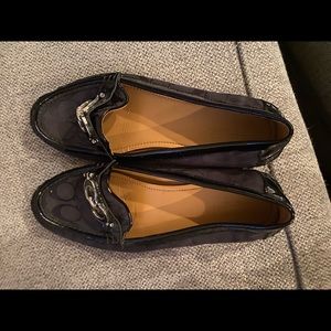 Black Coach flats